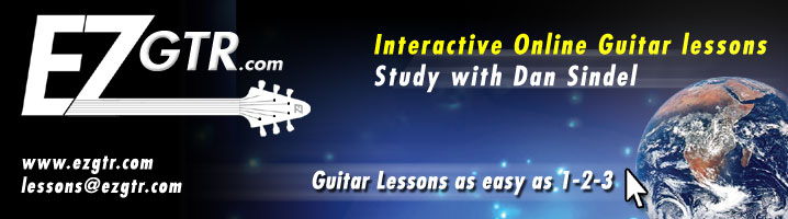 Study with Dan Sindel - Interactive Online Guitar lessons
